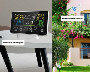 Reloj meteorológico inteligente Digital LED para interiores y exteriores, temperatura, humedad, pronóstico, Estación Meteorológica Inalámbrica - Product Image 5