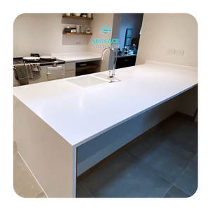 חם מוכר משטח המטבח המודרני אקרילי מוצק עם מרקם שיש מלאכותי עמיד למים & עמיד אש - Product Image 5