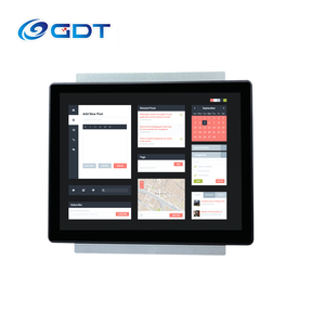 Chống bụi và không thấm nước HD VGA giao diện 15 <span class=keywords><strong>inch</strong></span> màn hình cảm ứng nhúng Bảng điều chỉnh PC màn hình - Product Image 1