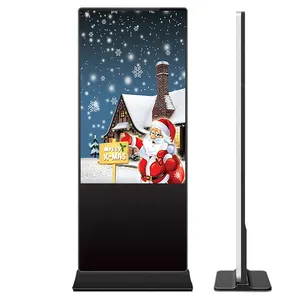 Tùy chỉnh 4K HD 50 55 65 inch LCD hiển thị màn hình cảm ứng kiosk trong nhà Android Thông tin máy nghe nhạc quảng cáo kỹ thuật số biển