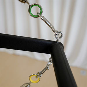 Proveedor de Equipos de Gimnasio Comerciales para el Hogar, Logotipo Personalizado, Color OEM, Madera de Roble, Medio Trapecio, Reformer de Pilates con Torre para Estudio - Product Image 2