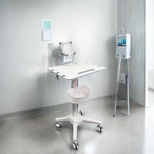 노트북 회의 내시경 의료 등급 병원 가구용 알루미늄 비상 트롤리 ABS 패널 카트 - Product Image 2