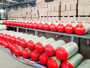 120L <span class=keywords><strong>NGV</strong></span> 2น้ำตกถังเหล็กและรถแรงดันสูงใช้ถัง CNG ประเภท2กระบอก - Product Image 5