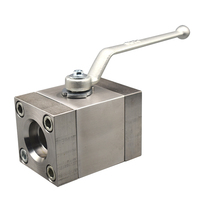 Katup Bola Hidrolik Tekanan Tinggi Berkualitas Harga Murah Bahan Stainless Steel 304 Flanged Plug Welding Baja Karbon 316
