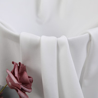 Usine directe haute élastique 100D quatre voies extensible plaine vague tissu tissé 100% Polyester pour vêtement doublure tissu pas quantité minimale de commande pas cher!