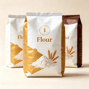 Bolsa <span class=keywords><strong>de</strong></span> Embalaje <span class=keywords><strong>de</strong></span> Plástico Personalizada <span class=keywords><strong>de</strong></span> 1 kg/5 lb con Base Reforzada <span class=keywords><strong>de</strong></span> Aluminio y EVA <span class=keywords><strong>de</strong></span> Grado Alimenticio para Mezcla <span class=keywords><strong>de</strong></span> Alimentos y <span class=keywords><strong>Harina</strong></span> en Polvo - Product Image 2