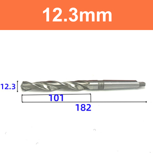 12.3mm HSS thép tốc độ cao côn Shank Xoắn khoan bit morse côn cho Máy khoan/khoan từ - Product Image 2