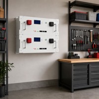 Batterie LiFePO4 25,6 V 8,04 kWh 314 Ah 3,84 kW, empilable, pour stockage d'énergie solaire, 150 A, 15 parallèles, ESS domestique, BMS, cycle profond, CE