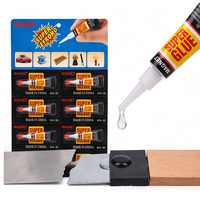Colle pour verre transparente à séchage rapide pour aquariums, cartouches sous blister pour la fixation des coins de bassins, terrariums et dômes, vente en gros