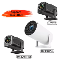 Projecteur intelligent LCD LED Android 11 mini IHOMELIFE HY300pro Full HD pour cinéma maison, 1080P 720P WiFi 6, portable, courte portée