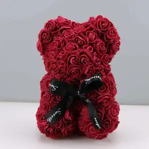 Beliebt und Großhandel Premium Schaum/PE Rose Bär für Valentinstag Geschenke