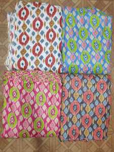 Fourniture directe d'usine tissu de coton respirant matière première textile à prix économique pour filles garçons chemises décoratives - Product Image 2