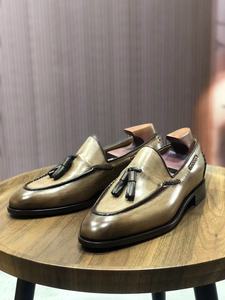 Mocassini Cie ML17 in Pelle di Vitello di Alta Qualità, <span class=keywords><strong>Scarpe</strong></span> Artigianali da <span class=keywords><strong>Uomo</strong></span> per l'Autunno, Traspiranti con <span class=keywords><strong>Suola</strong></span> in Pelle per l'Ufficio - Product Image 4