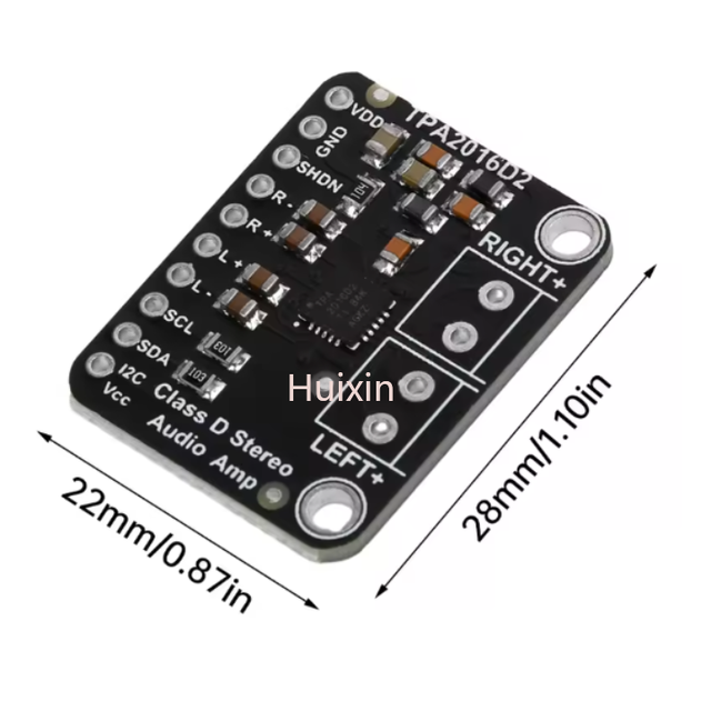 Digital Sound Amplifier Board Stereo Class D Audio Power Amplifier Module TPA2016D2 2.8W I2C AGC Amplification Amp Control Plate