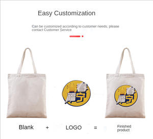 Sac à provisions réutilisable quotidien sac fourre-tout en toile populaire femmes sac à provisions d'épicerie de <span class=keywords><strong>week</strong></span>-<span class=keywords><strong>end</strong></span> en toile naturelle réutilisable avec votre Logo - Product Image 4