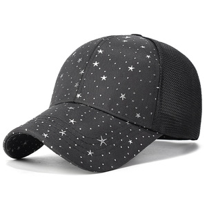 Gorra de béisbol para mujer Starry <span class=keywords><strong>Sky</strong></span> Fashion, visera de malla personalizada para primavera y verano - Product Image 6