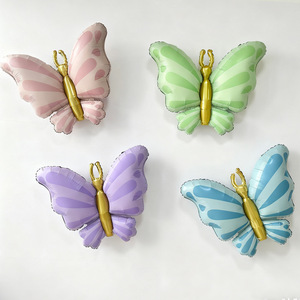 Globos de Aluminio con Forma de Mariposa de 35 Pulgadas, Estilo Princesa 3D, Coloridos, para Decoración de Fiestas de Cumpleaños, Festivales y Eventos, Accesorios para <span class=keywords><strong>Fotos</strong></span> - Product Image 3