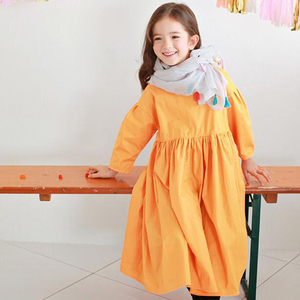 Robe smockée pour fille, vêtements traditionnels chinois, Shanghai Autumn Light - Product Image 1