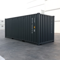 Nouveau conteneur d'expédition standard 20GP de grande capacité 30,5 m3, stockage à sec, anti-corrosion, système de verrouillage sécurisé, plancher en bois, hydraulique