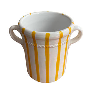 İskandinav şerit seramik şarap aksesuarı sırlı ev otel dekor özelleştirilebilir renk şarap şişesi soğutucu Barware - Product Image 1