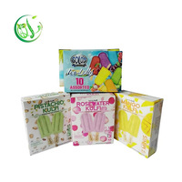 Caja de Helado Desechable, Ecológica, Biodegradable y Reciclable con Laminado Brillante y Recubrimiento UV, Caja de Cartón de Tamaño Personalizado