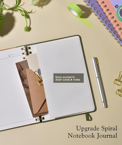 Quaderno a Spirale Personalizzabile Formato A5 75-80 Fogli OEM Copertina Rigida in Pelle PU con Pagine a Righe ANi NB21 - Product Image 6