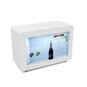 Caja de exhibición transparente de proyección estereoscópica 3D pantalla <span class=keywords><strong>LCD</strong></span> transparente LED táctil interactiva Android máquina de publicidad - Product Image 1
