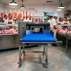 Machine à trancher la viande sur convoyeur automatique, en acier inoxydable, horizontale, pour la transformation du bœuf et du porc - Product Image 1