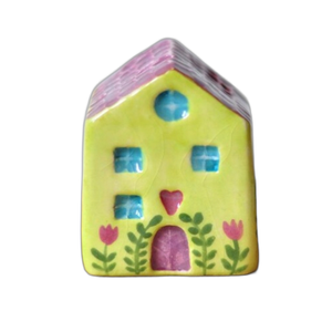 <span class=keywords><strong>Vaso</strong></span> bianco in <span class=keywords><strong>ceramica</strong></span> con fiori turchesi - Product Image 3