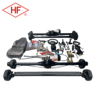 EV CAN AGV Véhicule autonome télécommandé Chariot de golf touristique Kit de conversion pour voiture à manger Suspension 5000W Essieu avant arrière
