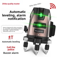 Niveau laser infrarouge Zhiba super lumineux à 5 lignes, lumière verte, haute précision, forte luminosité, entièrement automatique, modèle J7Hc5PdZ