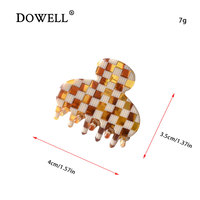 DOWELL Barrettes simples coréennes en forme de trompette pour enfants, accessoires capillaires en acétate, petites pinces à cheveux