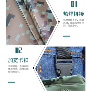Pantalon de pêche Yilong en tissu tricoté imperméable pour homme – Équipement de pêche et de travail en extérieur pour la récolte du riz et la plantation - Product Image 4