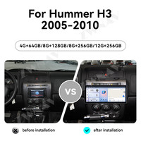 Autoradio Android 15 ZWNAV 15,8 pouces pour Hummer H3 2005-2010, lecteur multimédia central, écran IPS, enregistreur de bande