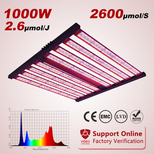 LED Grow Light Bar 1000W Full Spectrum Dimmable Daisy <b>Chain</b> Commercial Horticulture Lamp for Greenhouse Tomato Pepper Strawberry - Product Image 6
