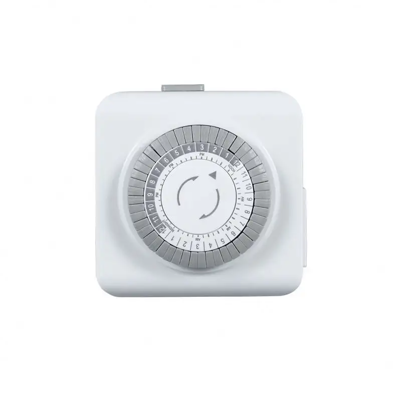 2-zapfen-mini-innent timer 24-Stunden-mechanischer Auslass-Timer Stecker für Fernseher, Feiertagslichter, Lampen verwenden