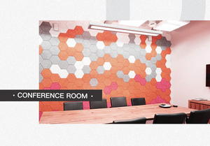 Resistente al fuego Estudio de lana de <span class=keywords><strong>madera</strong></span>/fibra acústico ABSORBER panel - Product Image 4