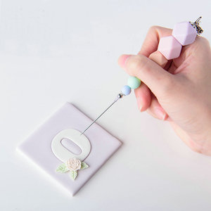 Latte Art Pen Cure-dents Cocktail Pics à perles Modélisation Outil de désherbage <span class=keywords><strong>Biscuit</strong></span> <span class=keywords><strong>Biscuit</strong></span> Sucre Remuer Scriber Aiguille - Product Image 4