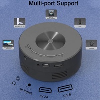 YT200 Mini LED Proyector de video móvil Soporte portátil 1080P Home Theater Media Player USB Video Beamer MINI Proyector para teléfono