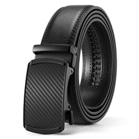 Ceinture en cuir véritable pour homme de haute qualité, boucle automatique en zinc, texture, style professionnel, personnalisée par une usine de ceintures chinoise