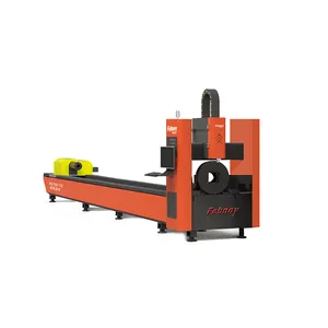 Light type cheap 1500w 2000w metal pipe laser cutting machine fiber laser cutter tube