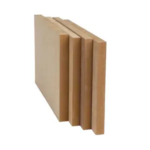 High Grade E0 E1 8mm 9mm 18mm Raw Plain MDF Board for Furniture Decoration from Linyi