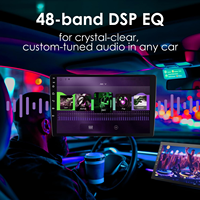Reproductor Multimedia para Auto KZS Universal de 9/10 Pulgadas con Pantalla Táctil IPS 2 Din Android 15, Reproductor de DVD para Auto con Carplay