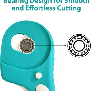 60mm Quilting Rotary Cutter Upgraded with Bearing Design for Fabric, Fabric, Leather, Crafting, Sewing - Product Image 3