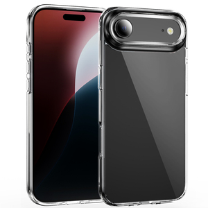 Étui de téléphone pour iPhone Air, protection contre les chocs, transparent, en TPU, pare-chocs rigide en <span class=keywords><strong>PC</strong></span>, rebord surélevé pour l'appareil photo, <span class=keywords><strong>écran</strong></span> anti-rayures - Product Image 1