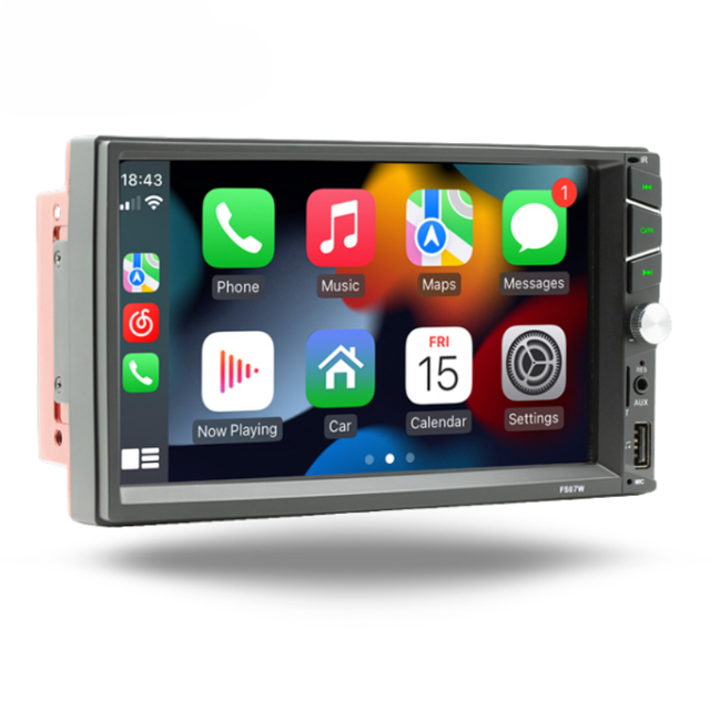 7inch 2din Universal Wired Carplay Android Auto Car MP5 Player RDS FM AM Radio Mirror Link with Beakup Camera Multimedia Stereo