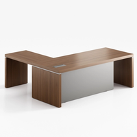 Bureau de direction à la mode Bureau de direction Table de bureau de direction de luxe Mobilier de bureau Ensemble de bureau commercial