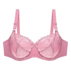 Soutien-gorge à armatures en dentelle pour femmes rondes, <span class=keywords><strong>grande</strong></span> taille, <span class=keywords><strong>section</strong></span> fine, Europe et Amérique - Product Image 5