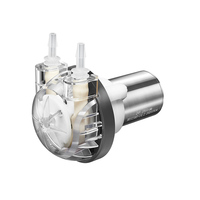 PENGPU 24V Mini pompe péristaltique haute précision 0-240mLPM DC moteur sans balais pompe à eau liquide faible BPT tuyau OEM personnalisable