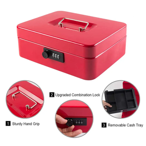 Kết hợp độc đáo khóa hộp tiền với khay tiền cho chất lượng cao lưu trữ tiền - Product Image 2